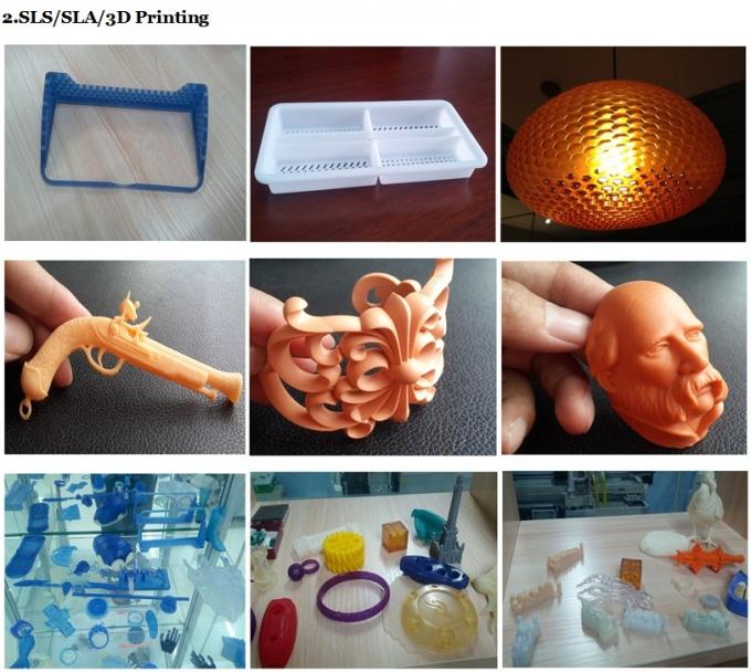 Prototype en plastique fait sur commande SLA 3D imprimant des services rapides de prototypage